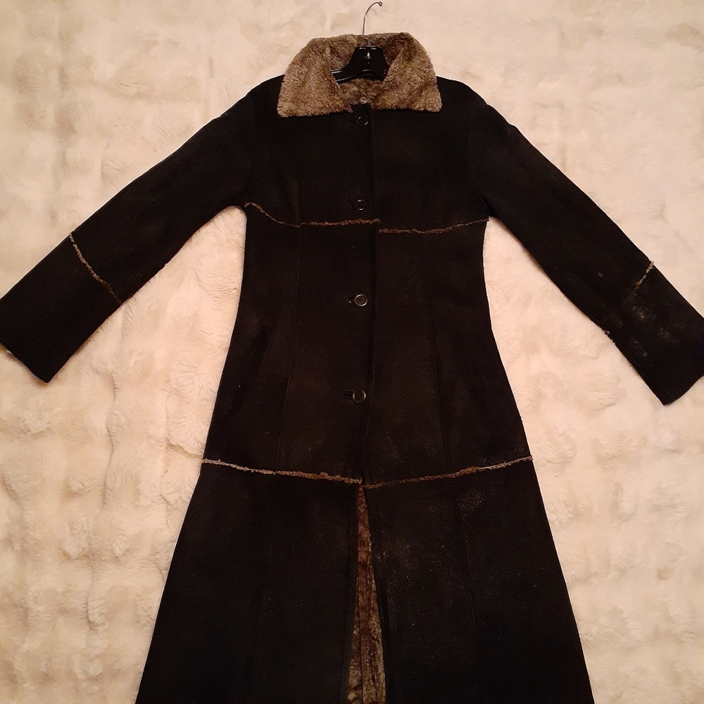 Vintage Shearling Lamb Leather Penny Lane Coat - Picture 2 of 9